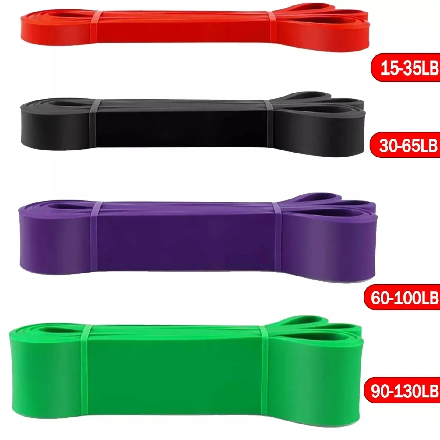 Adjustable 5–120 lbs Fitness Resistance Band
