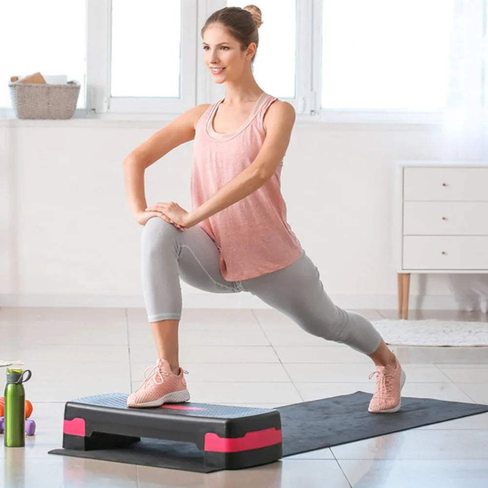 Aerobic Fitness Stepper with Adjustable Pedals
