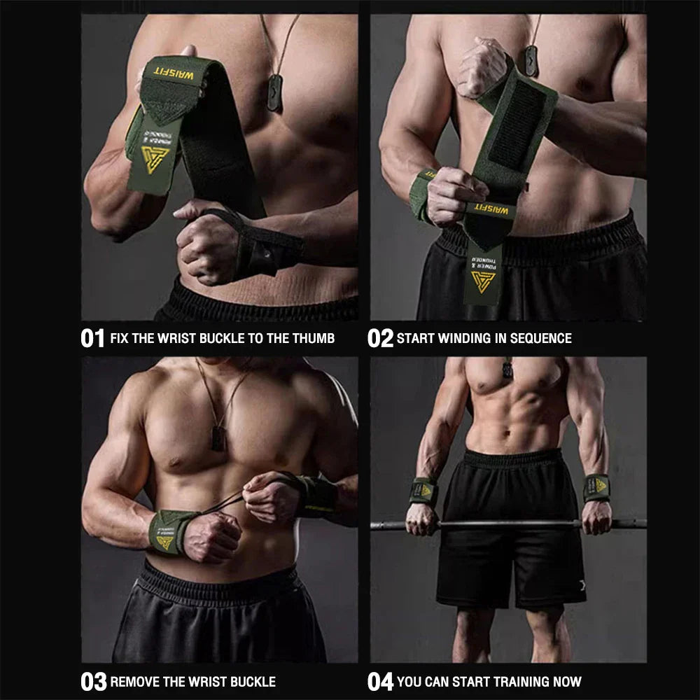 Premium Wrist Support Bands (1 Pair)