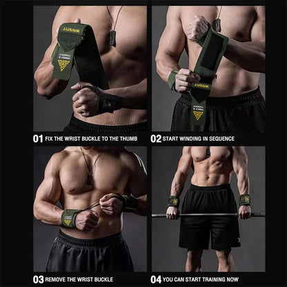 Premium Wrist Support Bands (1 Pair)