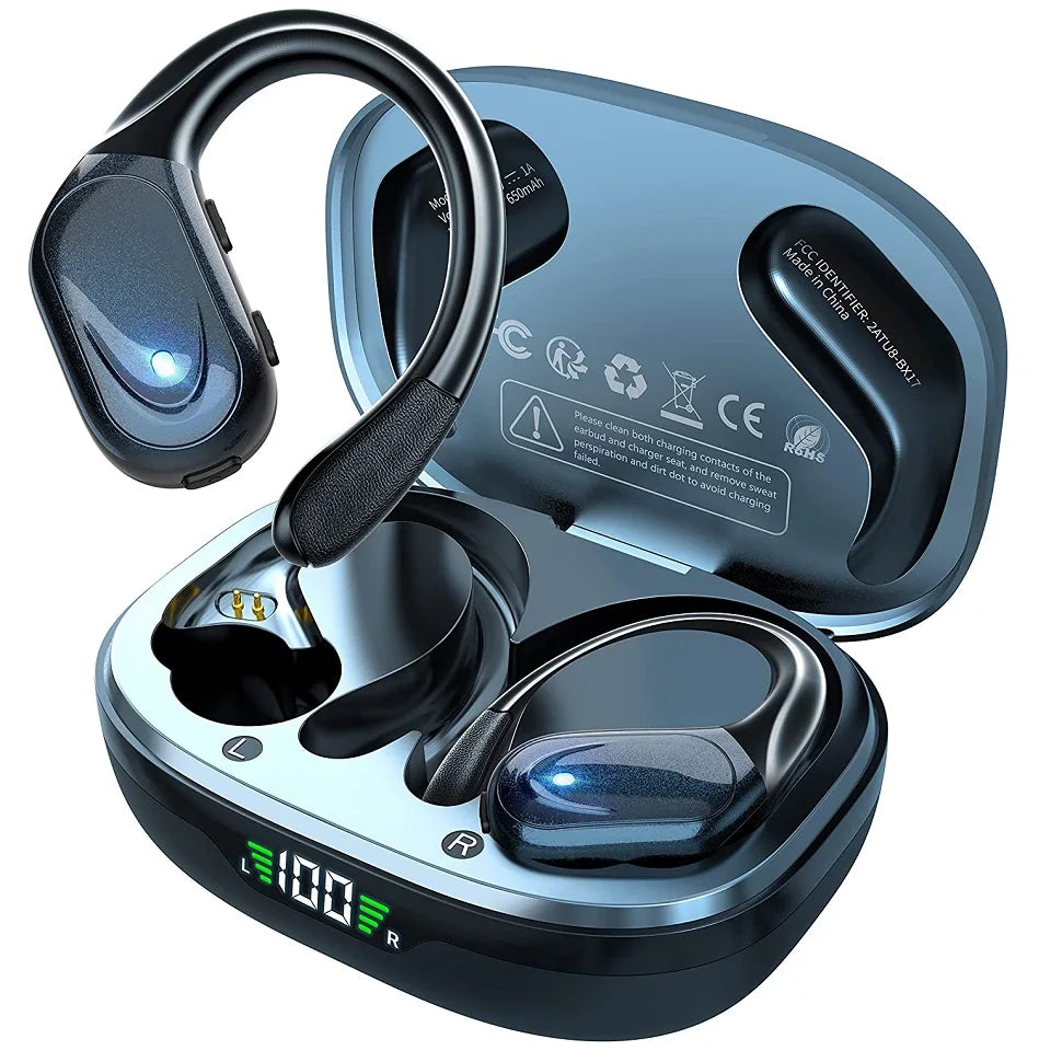 Bluetooth 5.3 True Wireless Earphones with Earhooks
