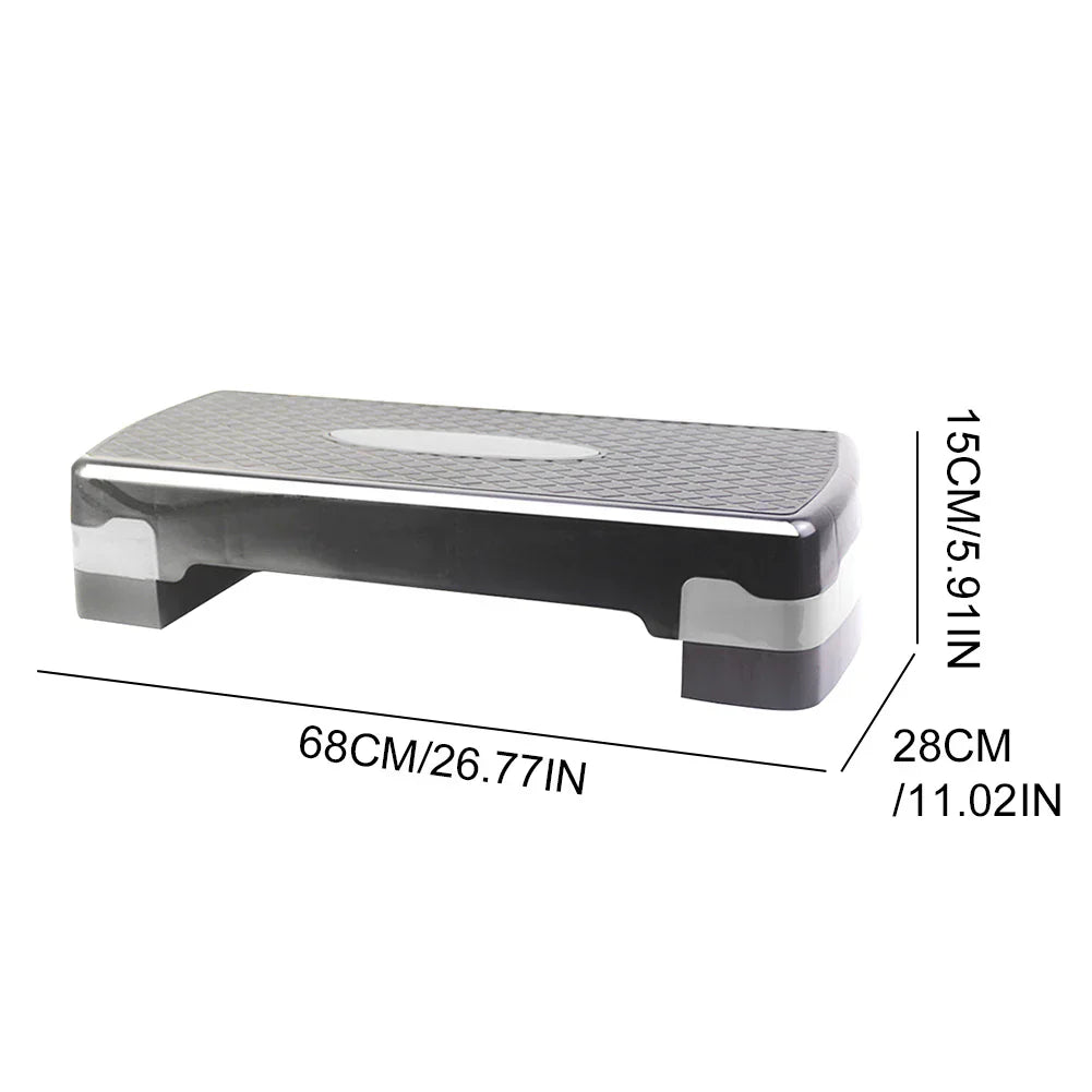 Aerobic Fitness Stepper with Adjustable Pedals