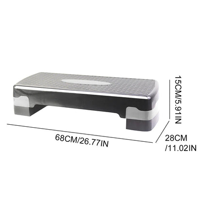 Aerobic Fitness Stepper with Adjustable Pedals