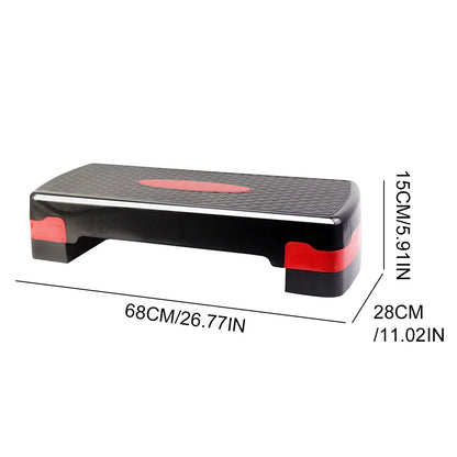 Aerobic Fitness Stepper with Adjustable Pedals
